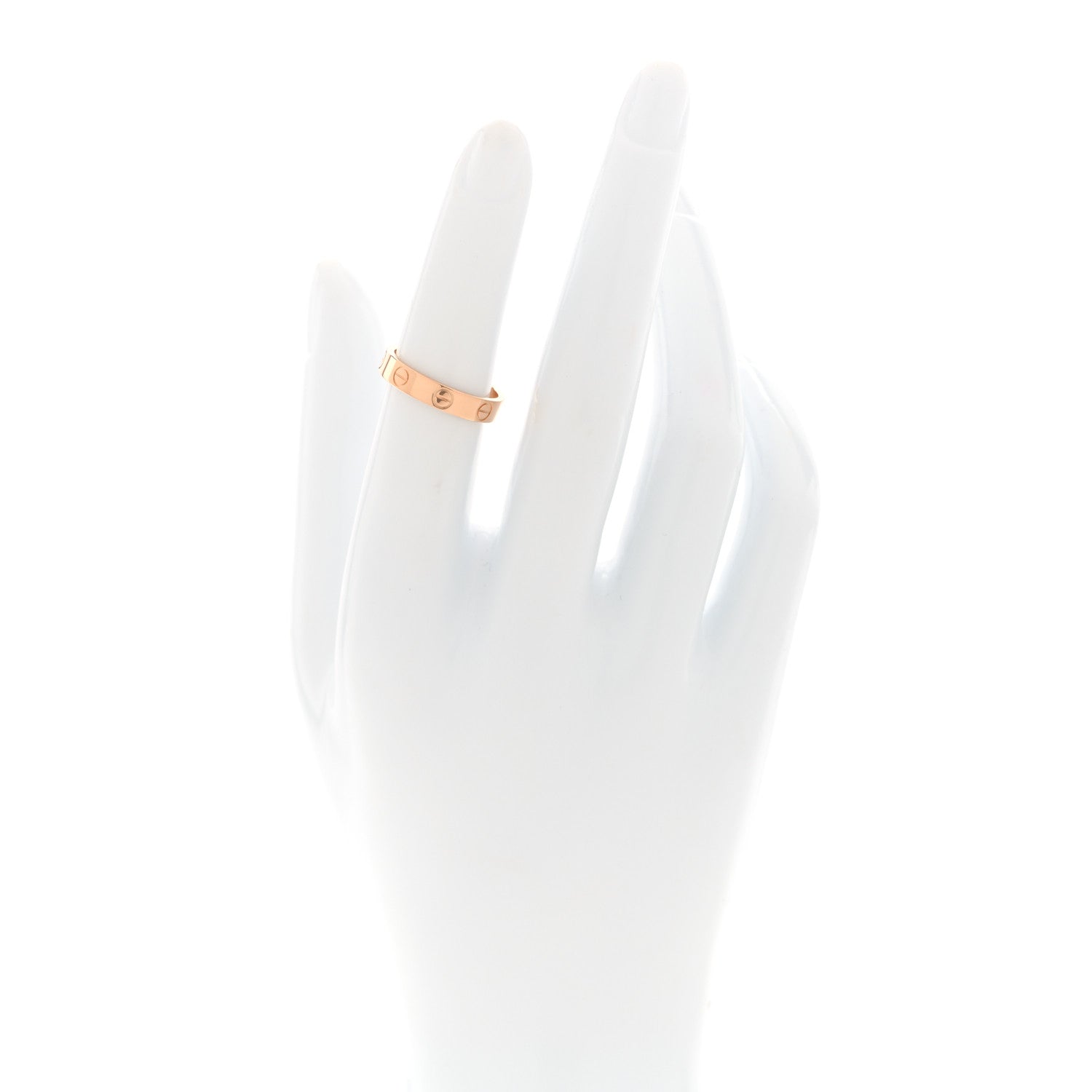 Cartier 18K Pink Gold 3.5mm LOVE Wedding Band Ring 50 5.25 2 of 4