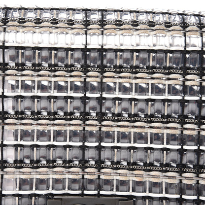 Chanel PVC Thread Woven Medium Boy Flap Black 8 of 9