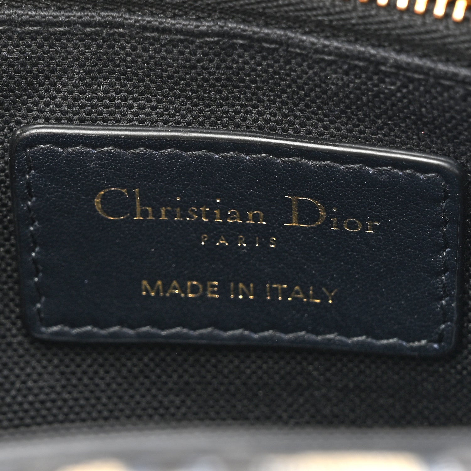 Christian Dior Oblique 30 Montaigne 2-In-1 Pouch Blue 6 of 14