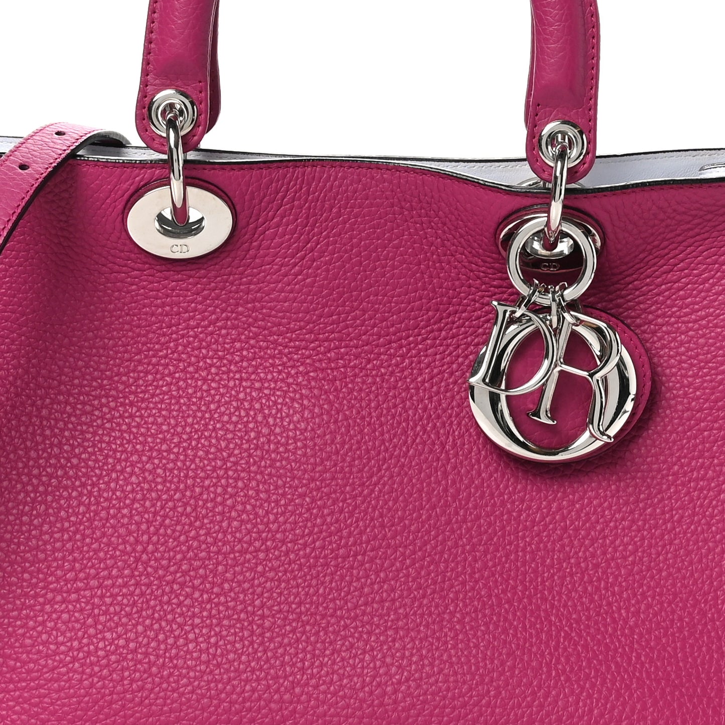 Calfskin Medium Diorissimo Bag Fuchsia
