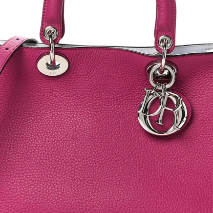 Christian Dior Calfskin Medium Diorissimo Bag Fuchsia 9 of 11