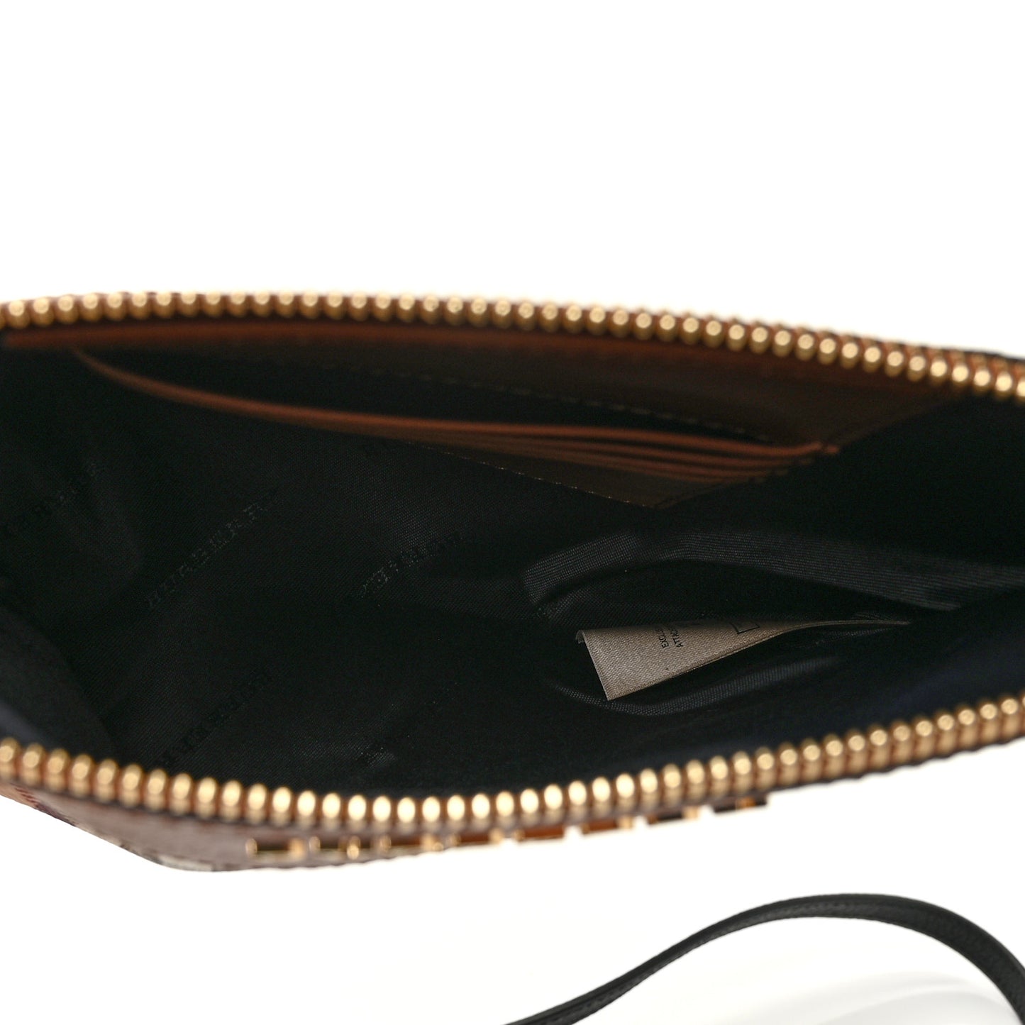 Haymarket Check Peyton Crossbody Clutch Bag Toffee