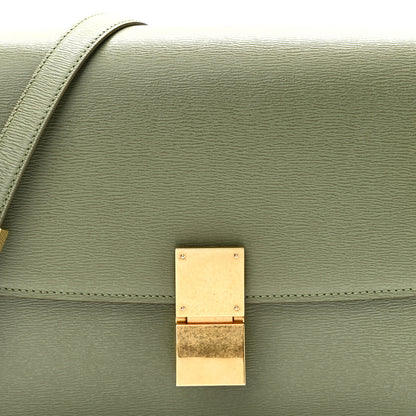 Celine Liege Calfskin Medium Classic Box Flap Bag Light Khaki 8 of 10