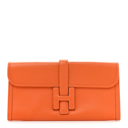 Hermes Swift Jige Elan 29 Clutch Orange 1 of 17