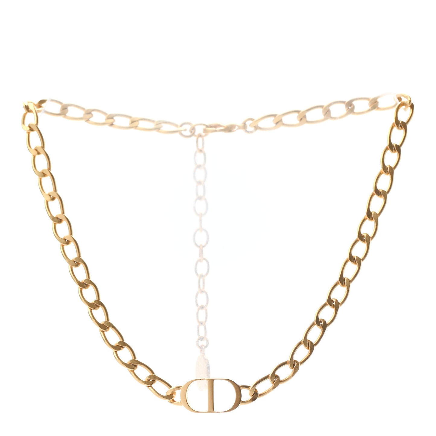 Metal Petit CD Choker Necklace Gold