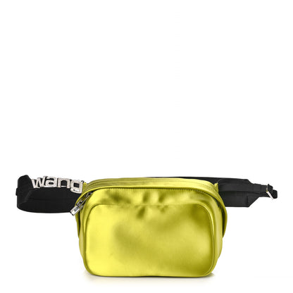 Alexander Wang Satin Heiress Crossbody Bag Golden Kiwi 1 of 8