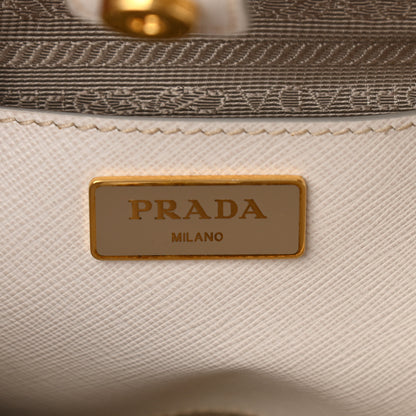 Prada Saffiano Lux Open Promenade Tote Talco 6 of 9