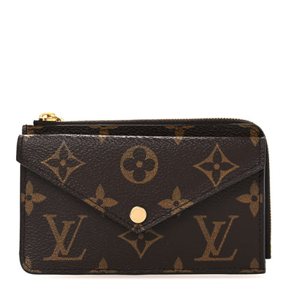 Louis Vuitton Monogram Recto Verso Card Holder Black 1 of 7