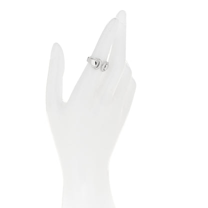 Cartier 18K White Gold Diamond C De Cartier Ring 51 5.75 2 of 4