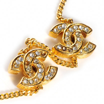 Chanel Crystal CC Chain Bracelet Gold 7 of 7