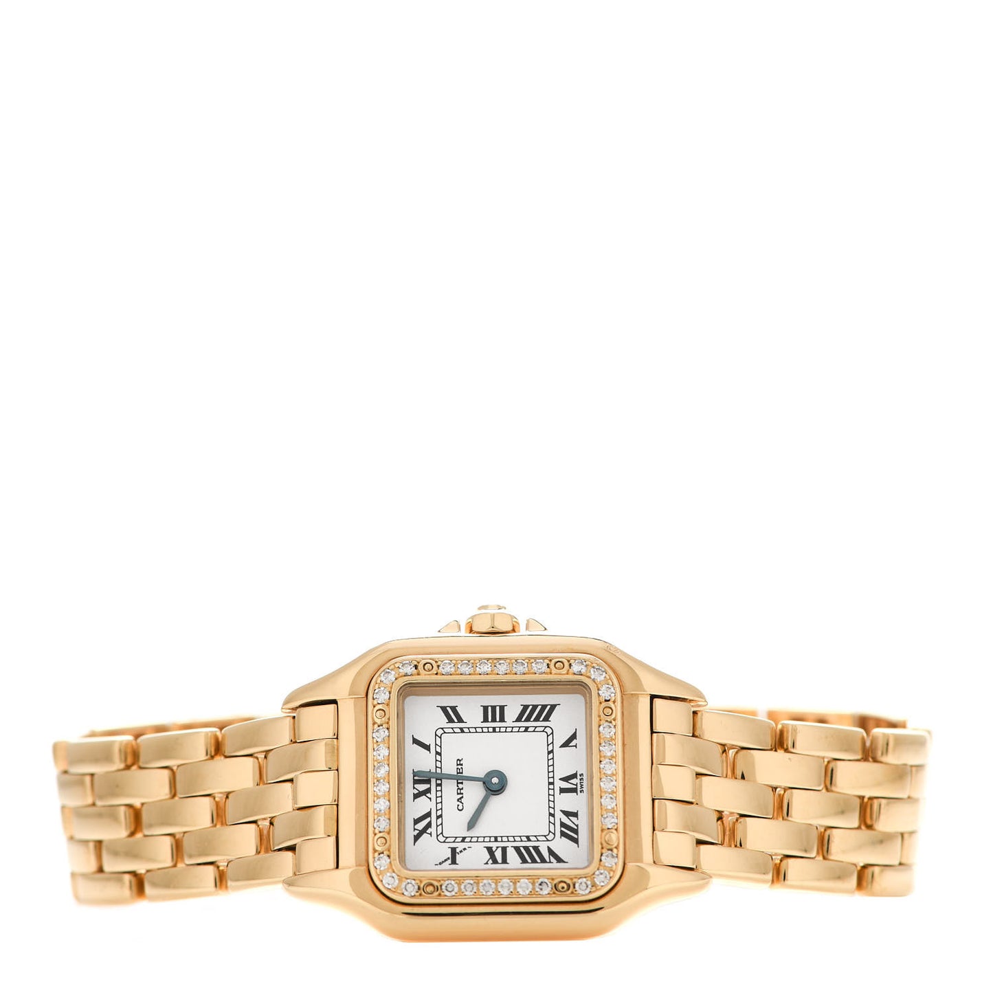 18K Yellow Gold Diamond 22mm Panthere Quartz Watch