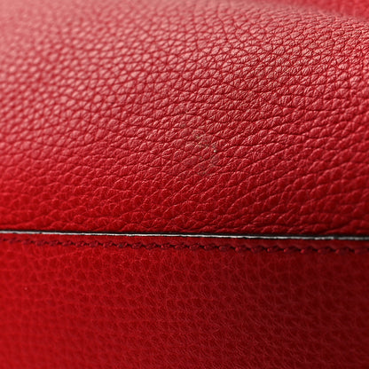 Gucci Pebbled Calfskin Medium Soho Chain Shoulder Bag Tabasco Red 13 of 13