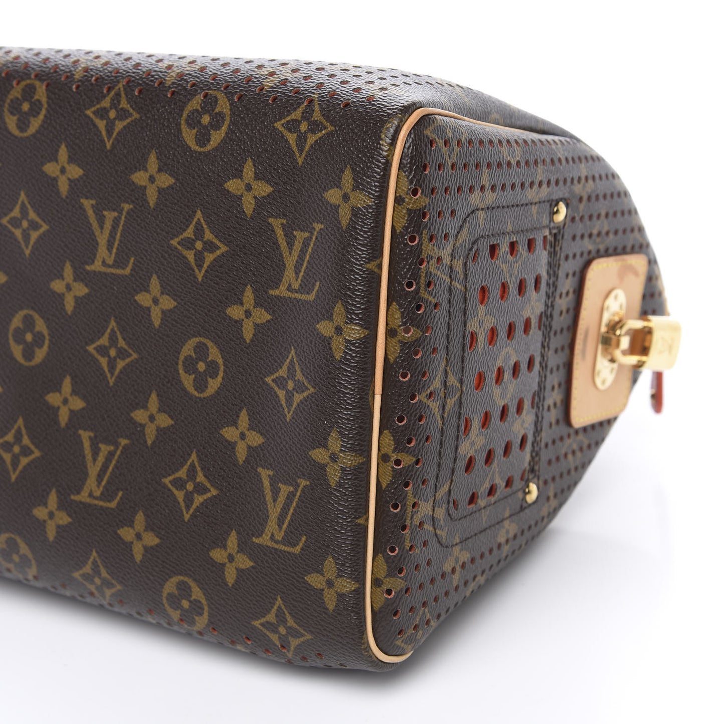 Monogram Perforated Speedy 30 Orange