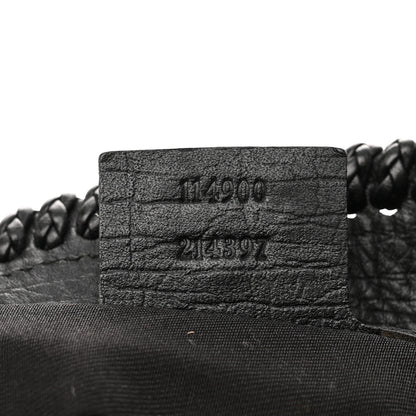 Gucci Monogram Large Horsebit Chain Hobo Black 7 of 14