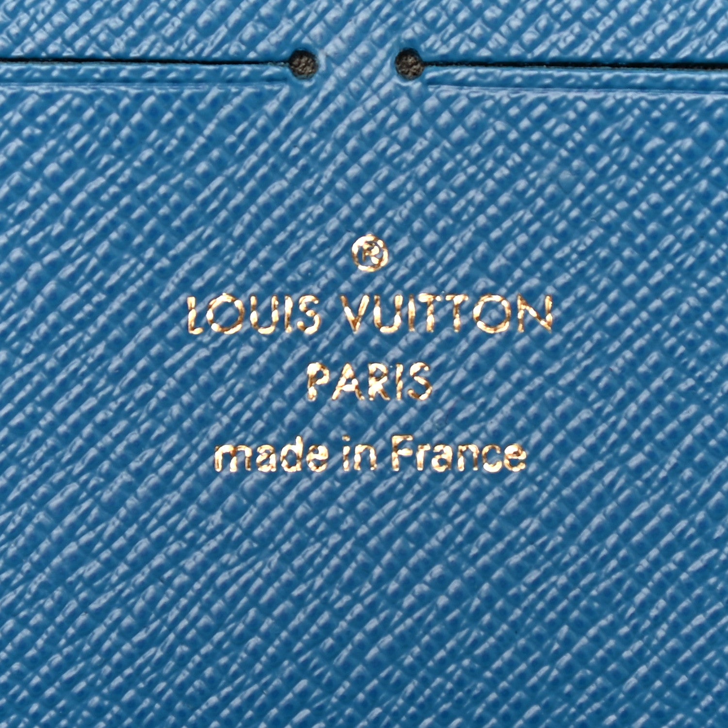 Louis Vuitton Monogram My LV Heritage Zippy Organizer Wallet Bleu Marine Bleu Clair 5 of 6