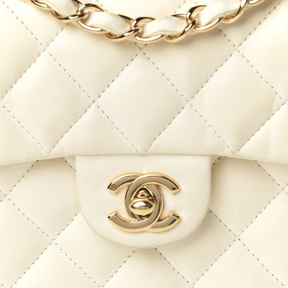 Chanel Lambskin Quilted Mini Square Flap White 31 of 31