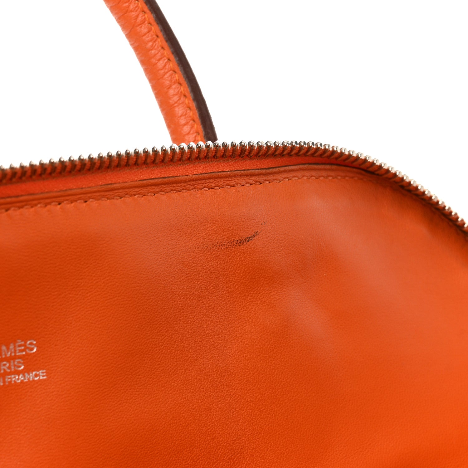 Hermes Taurillon Clemence Bolide 31 Orange 10 of 21