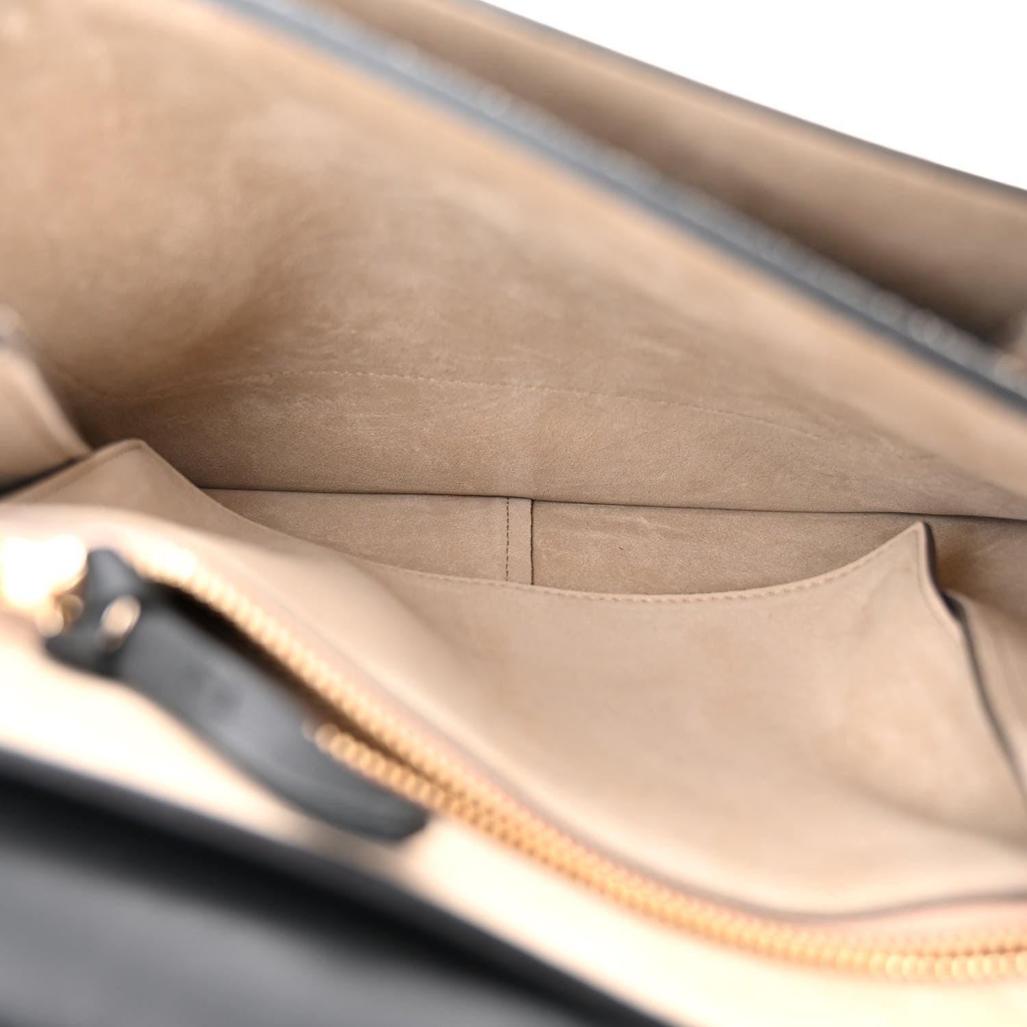 Chloe Suede Calfskin Medium Faye Shoulder Bag Black 6 of 11