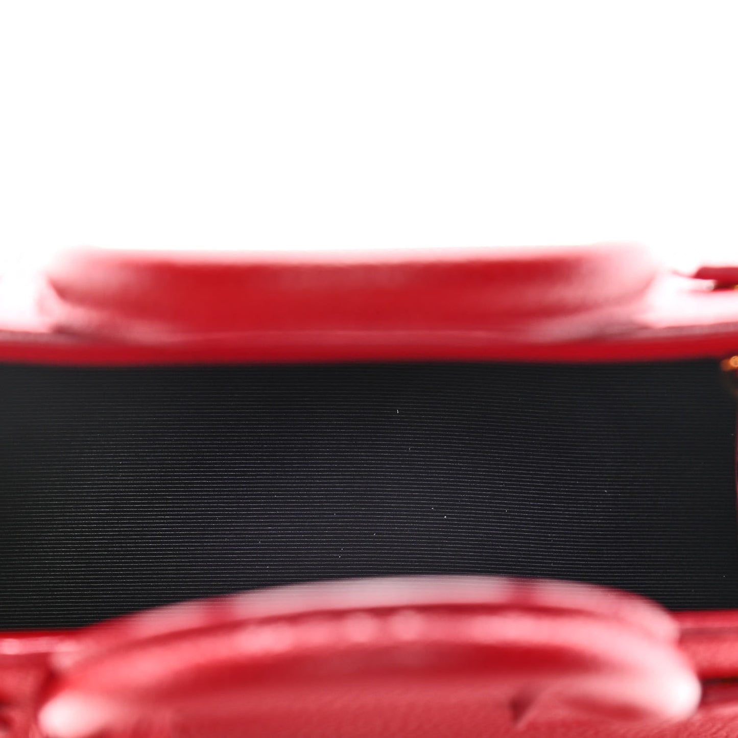 Grained Calfskin Nano Sac De Jour Lipstick Red