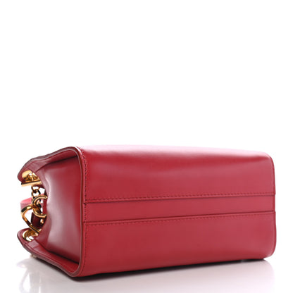 Chloe Shiny Calfskin Mini Annie Shoulder Bag Dreamy Red 4 of 5