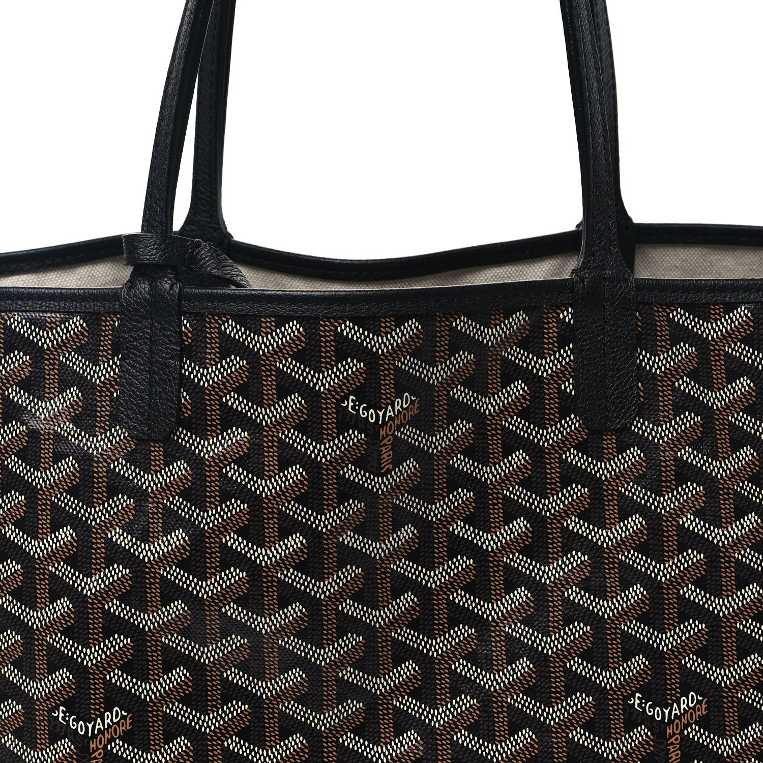 Goyard Goyardine Saint Louis PM Black 8 of 10