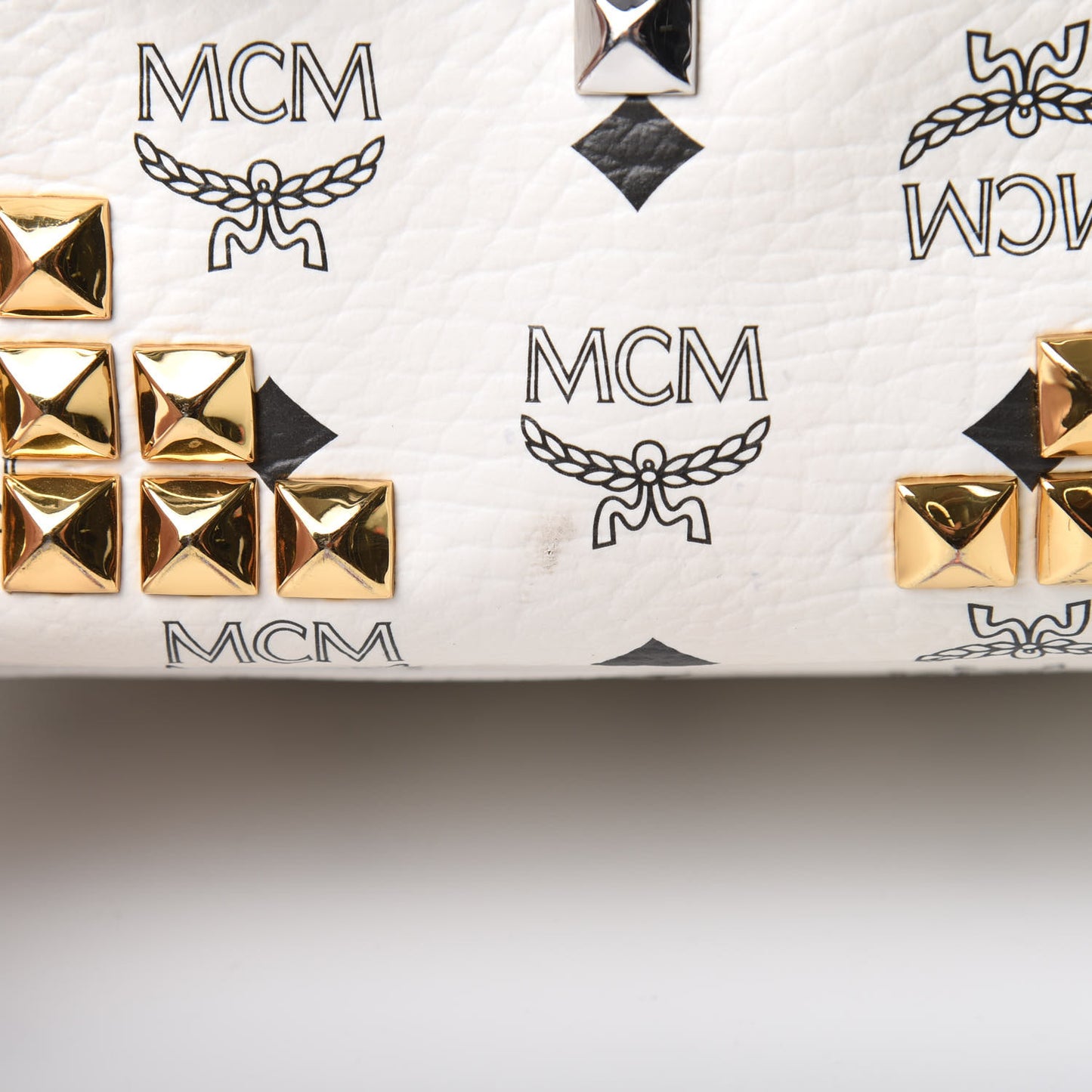 Visetos Studded Small Stark M Backpack White