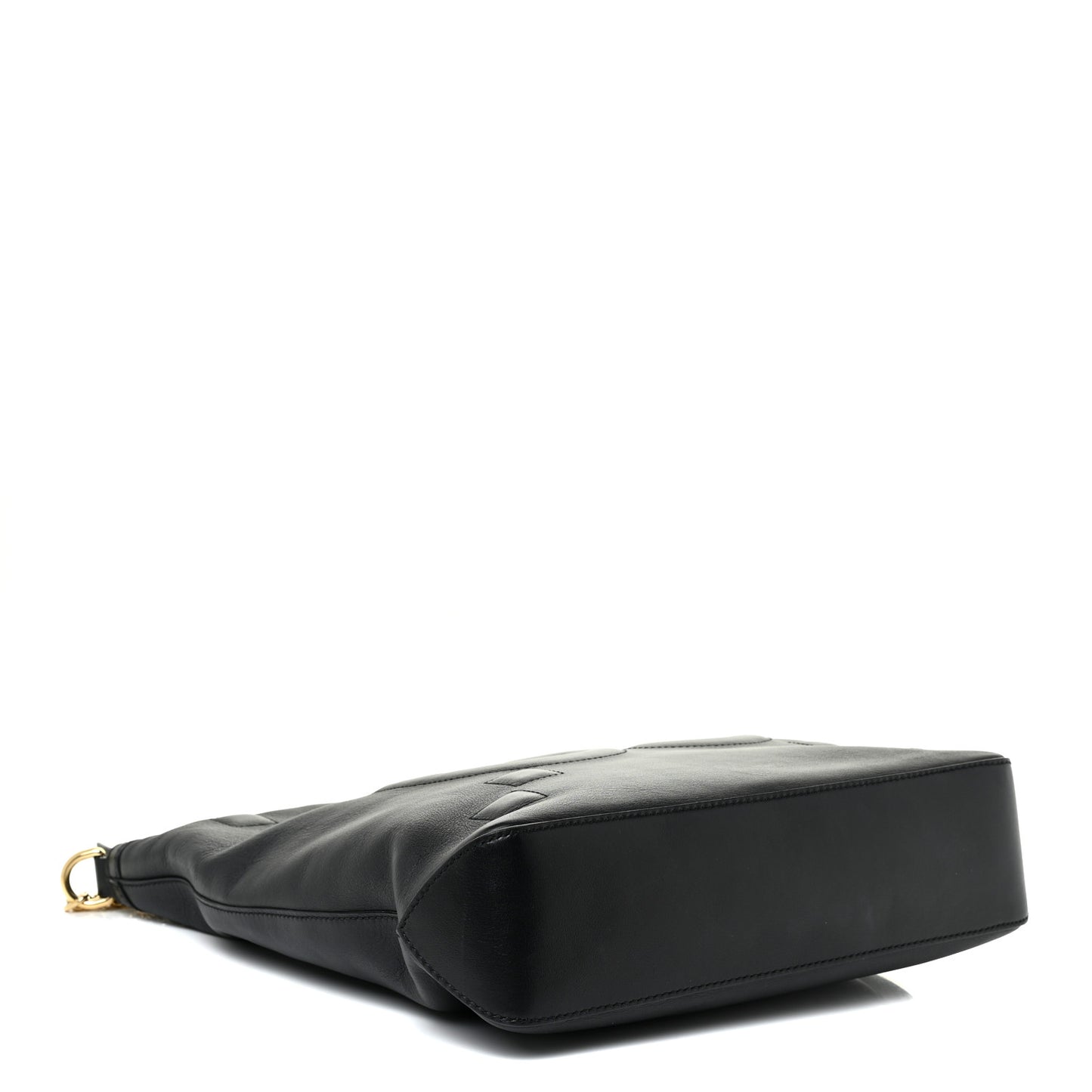 Apollo Calfskin GG Dadini Embroidered Chain Hobo Black