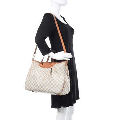 Louis Vuitton Damier Azur Siracusa GM 2 of 25