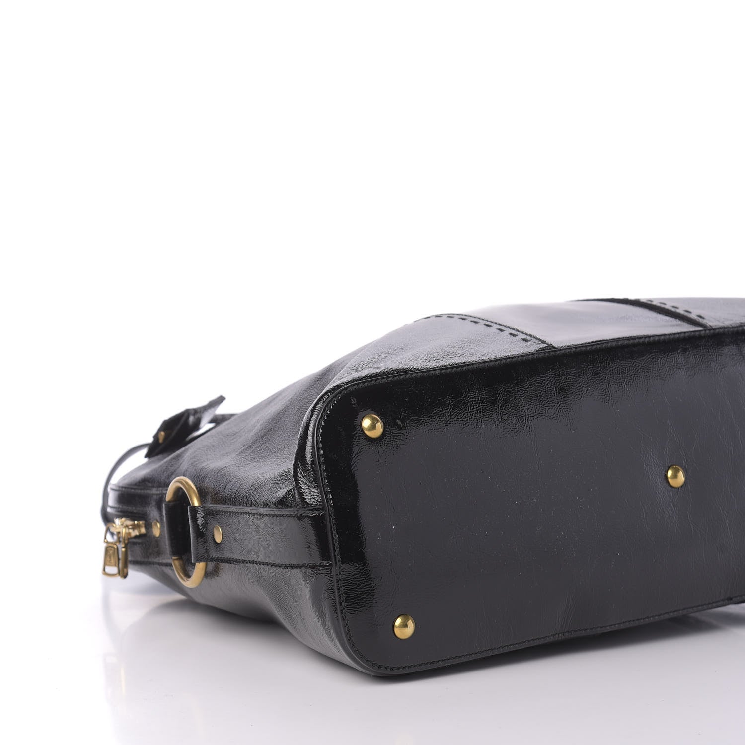 Saint Laurent Patent Oversized Muse Black 6 of 10