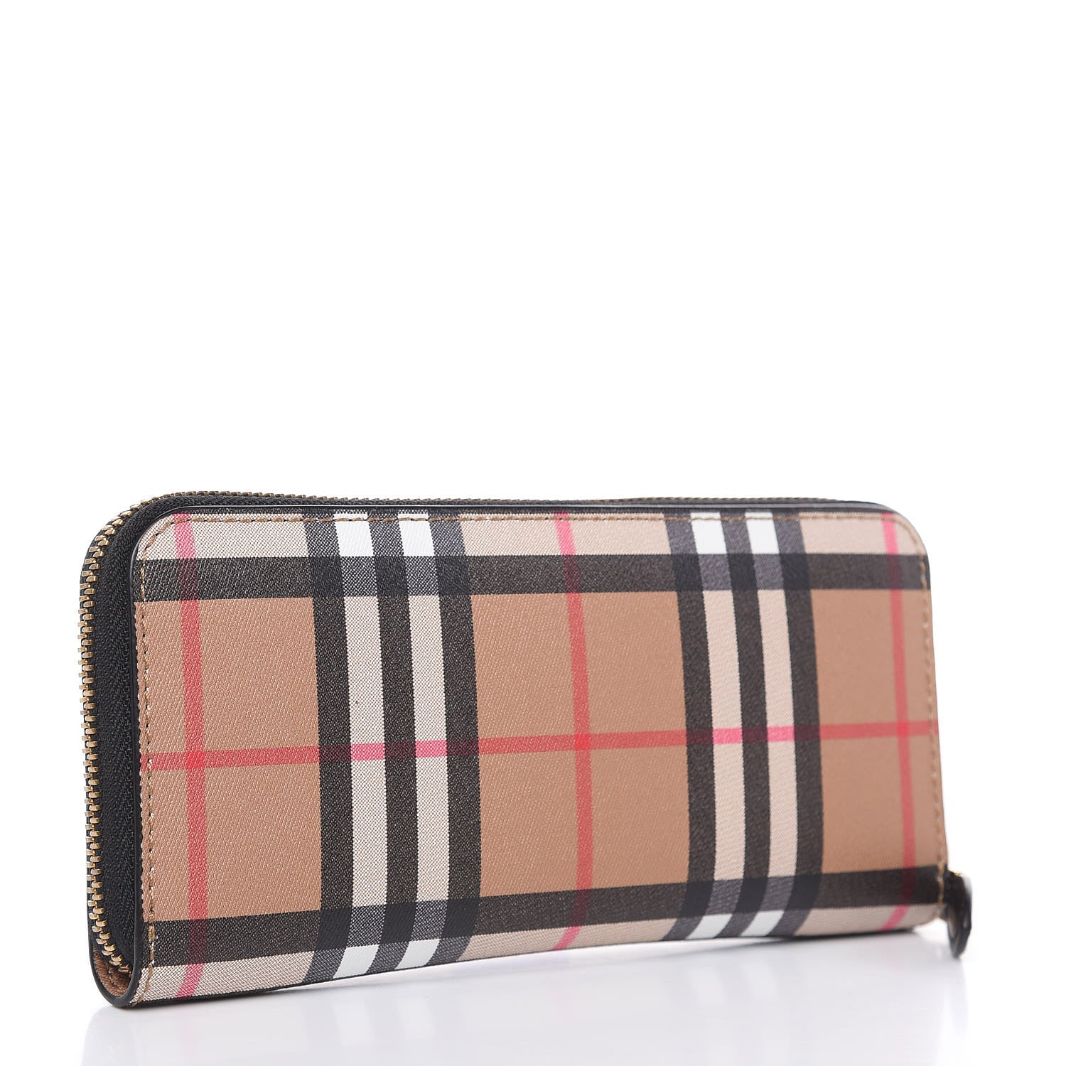 Burberry Vintage Check Ellerby Zip Around Wallet Black 3 of 10