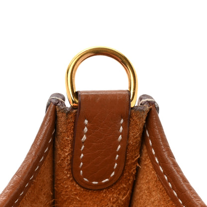 Hermes Taurillon Clemence Amazone Evelyne TPM Gold Cuivre 19 of 21