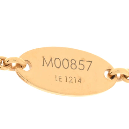Louis Vuitton Essential V Necklace Gold 6 of 6