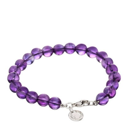 Tiffany Sterling Silver Amethyst Paloma Picasso Bead Bracelet 2 of 4