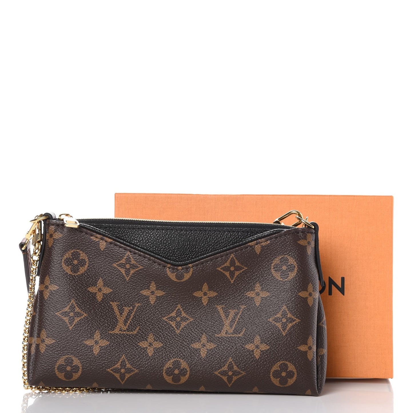 Monogram Pallas Clutch Black