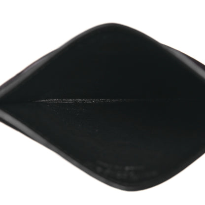 Saint Laurent Lambskin Carre Quilted Gaby Card Case Black 5 of 10