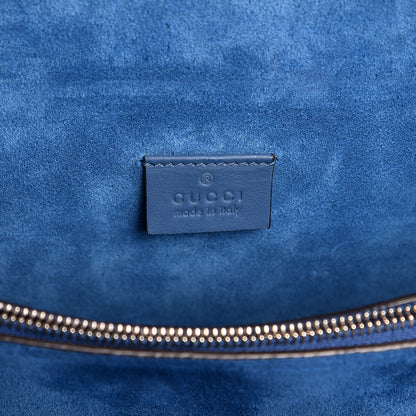 Gucci GG Supreme Monogram Medium Dionysus Shoulder Bag Blue 7 of 8