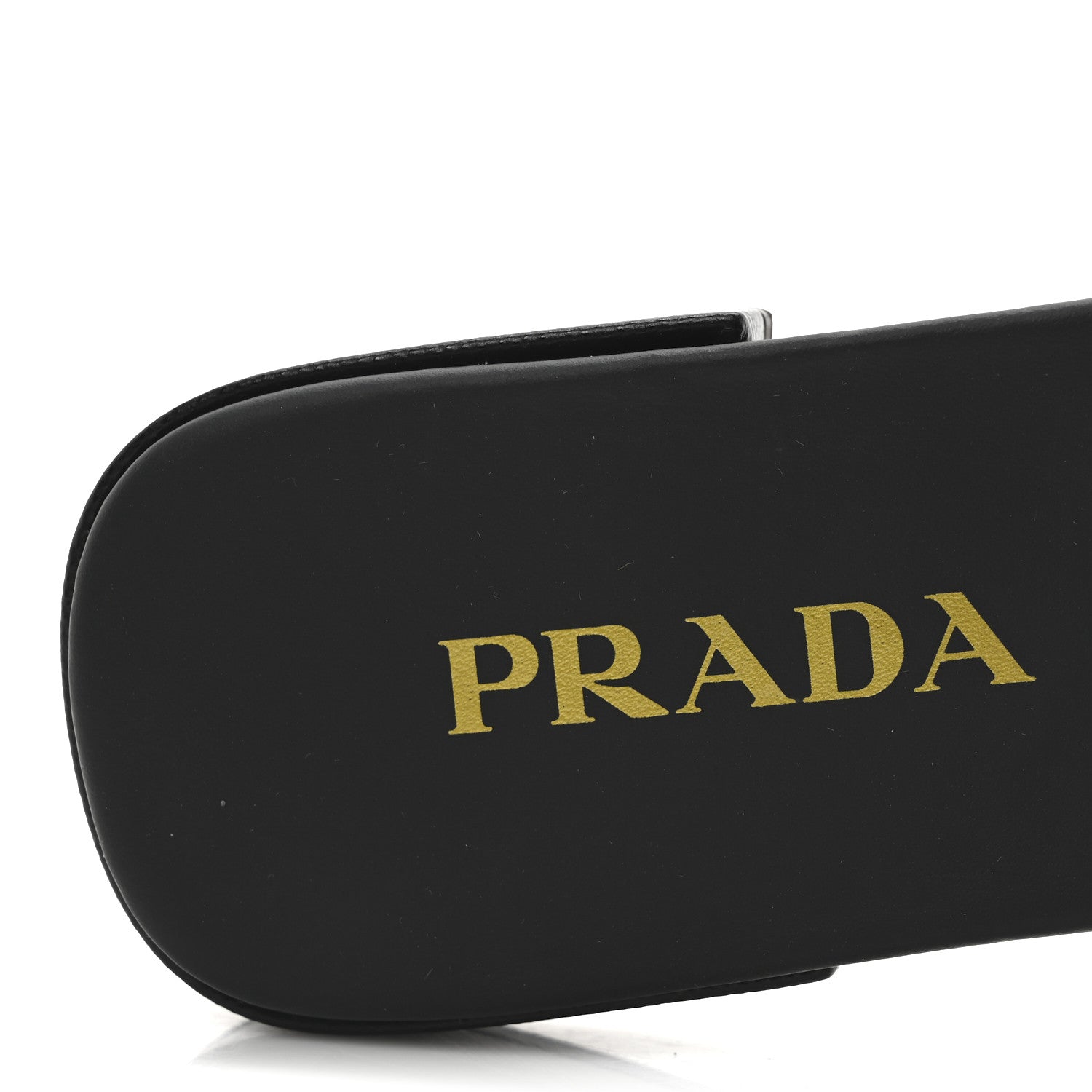 Prada Jacquard Trianglolo Symbole Embroidered Triangle 10mm Slide Sandals 40 Black Corda 8 of 8