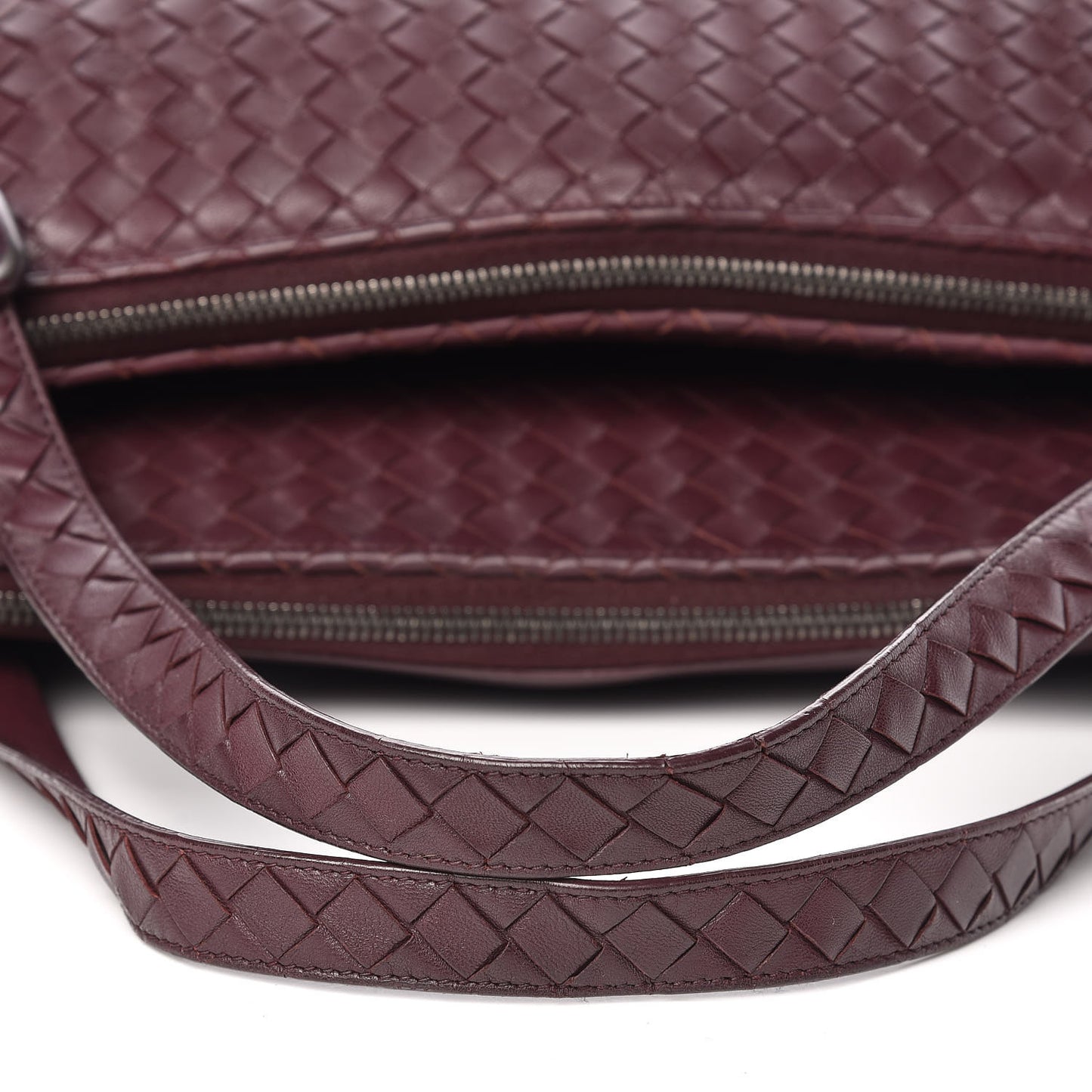 Nappa Intrecciato Double Compartment Tote