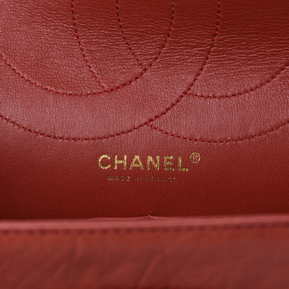Chanel Aged Calfskin Quilted 2.55 Reissue 227 Flap Red 8 of 11