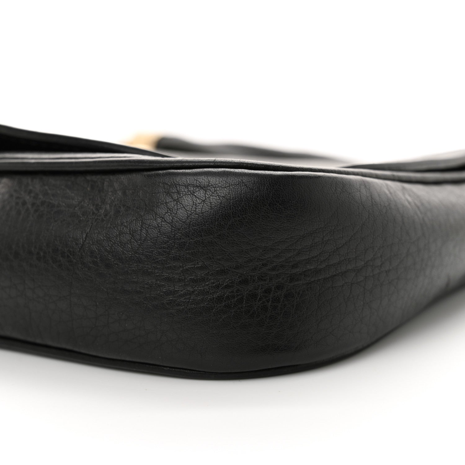 Gucci Pebbled Calfskin Medium Soho Flap Crossbody Black 10 of 12