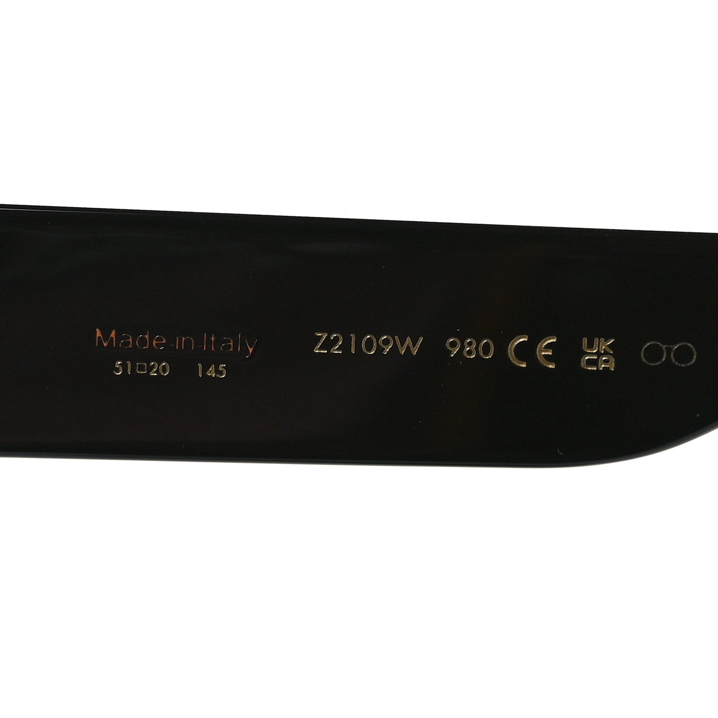 Acetate LV Circle Cat Eye Sunglasses Z2109W Black
