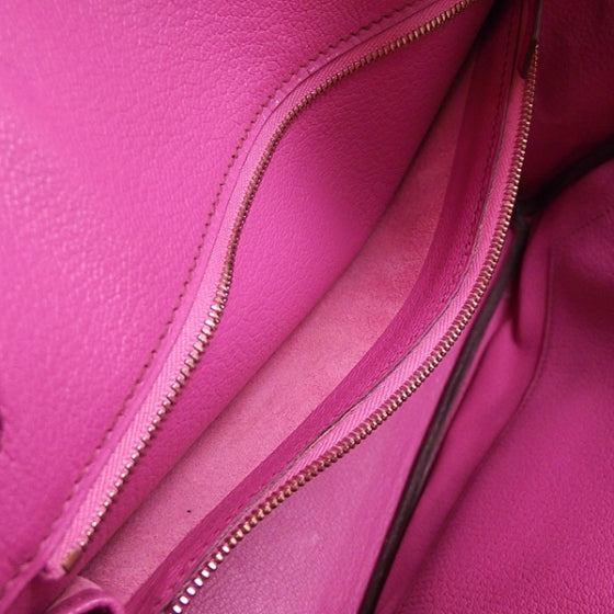 Hermes Ostrich Birkin 30 Fuchsia 9 of 12