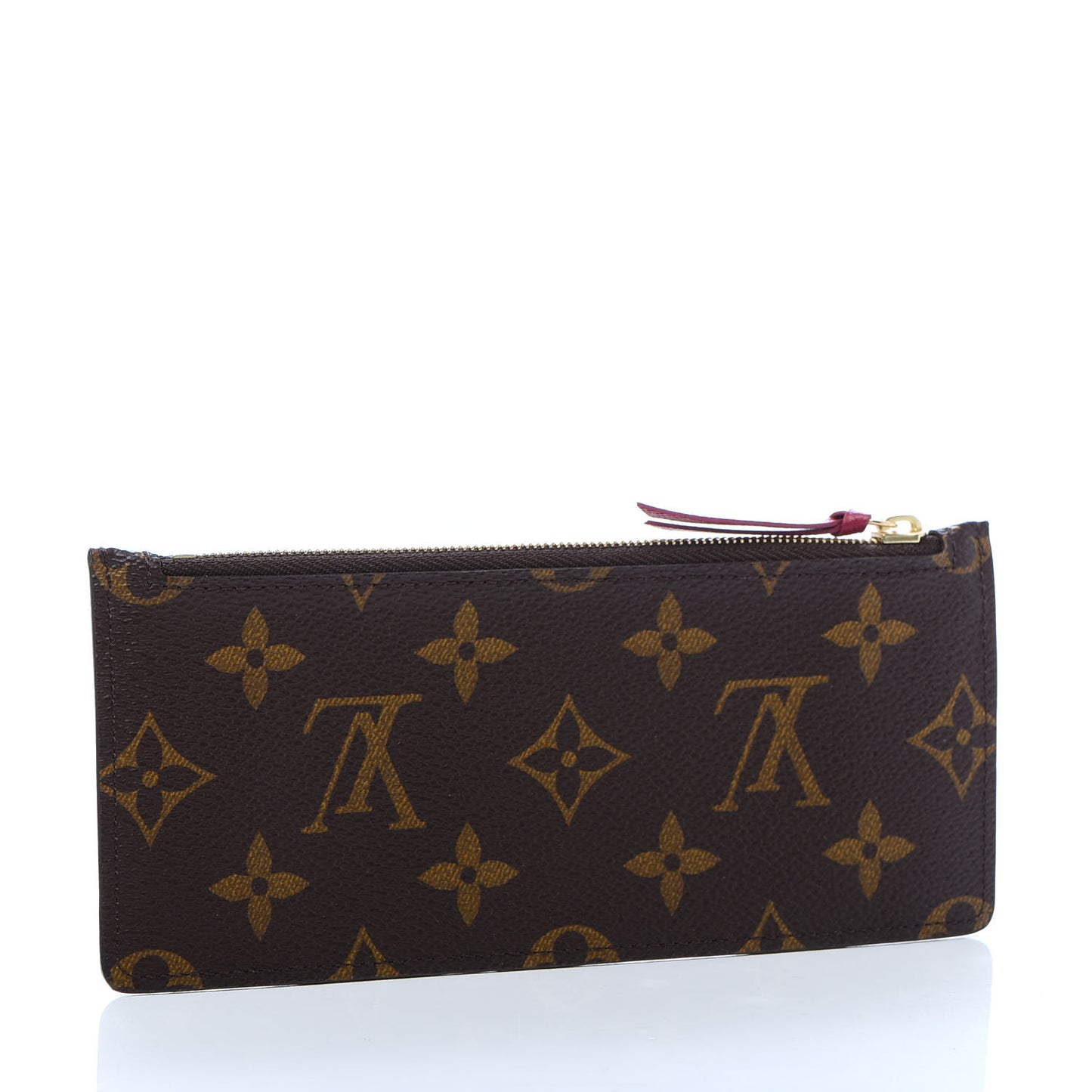 Monogram Josephine Wallet Zippered Insert Fuchsia