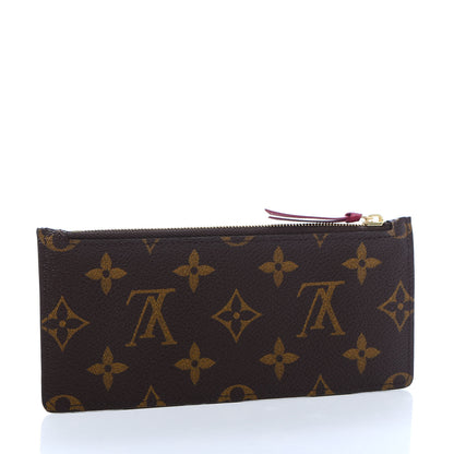 Louis Vuitton Monogram Josephine Wallet Zippered Insert Fuchsia 3 of 8