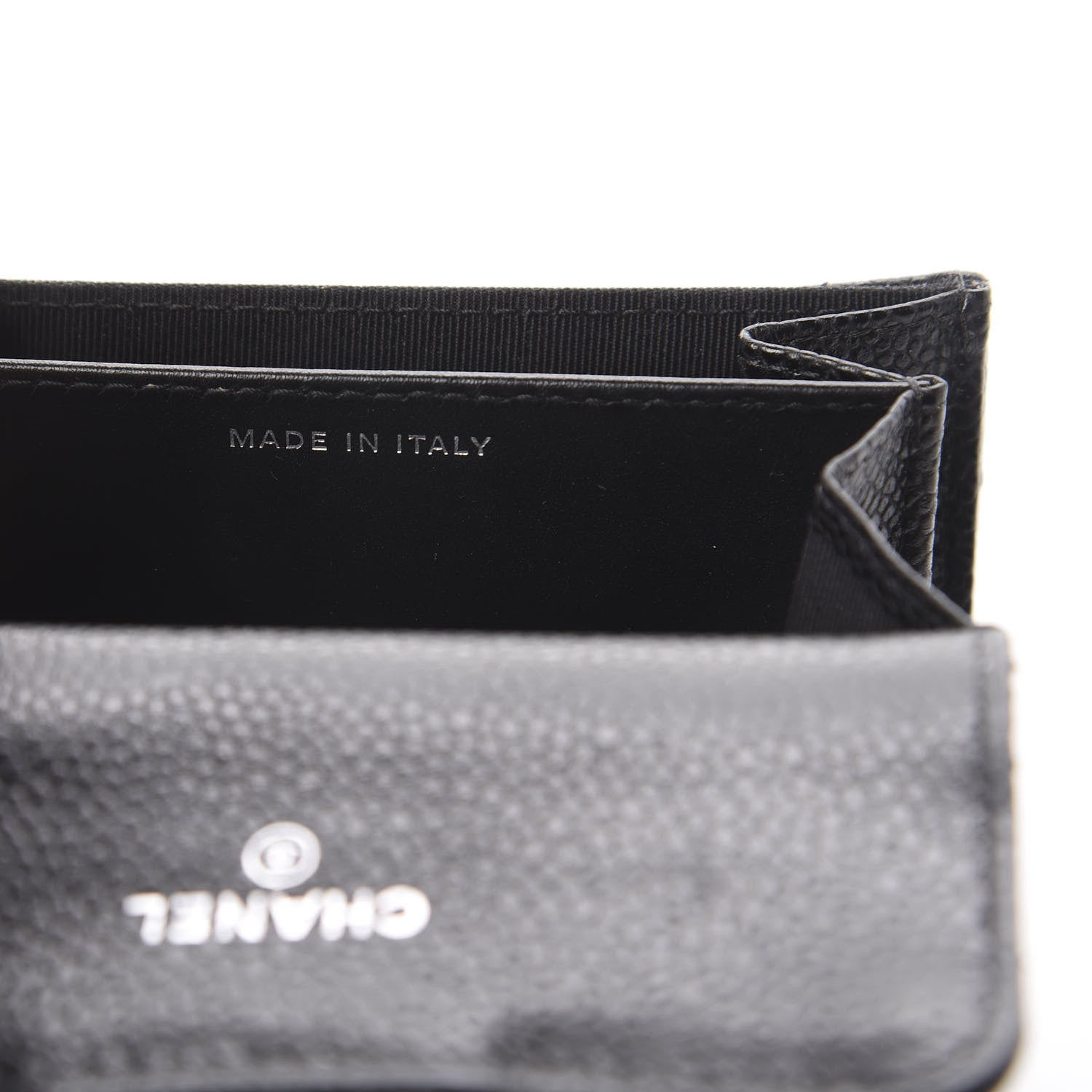 Chanel Caviar Quilted Flap Card Holder Black 6 of 6
