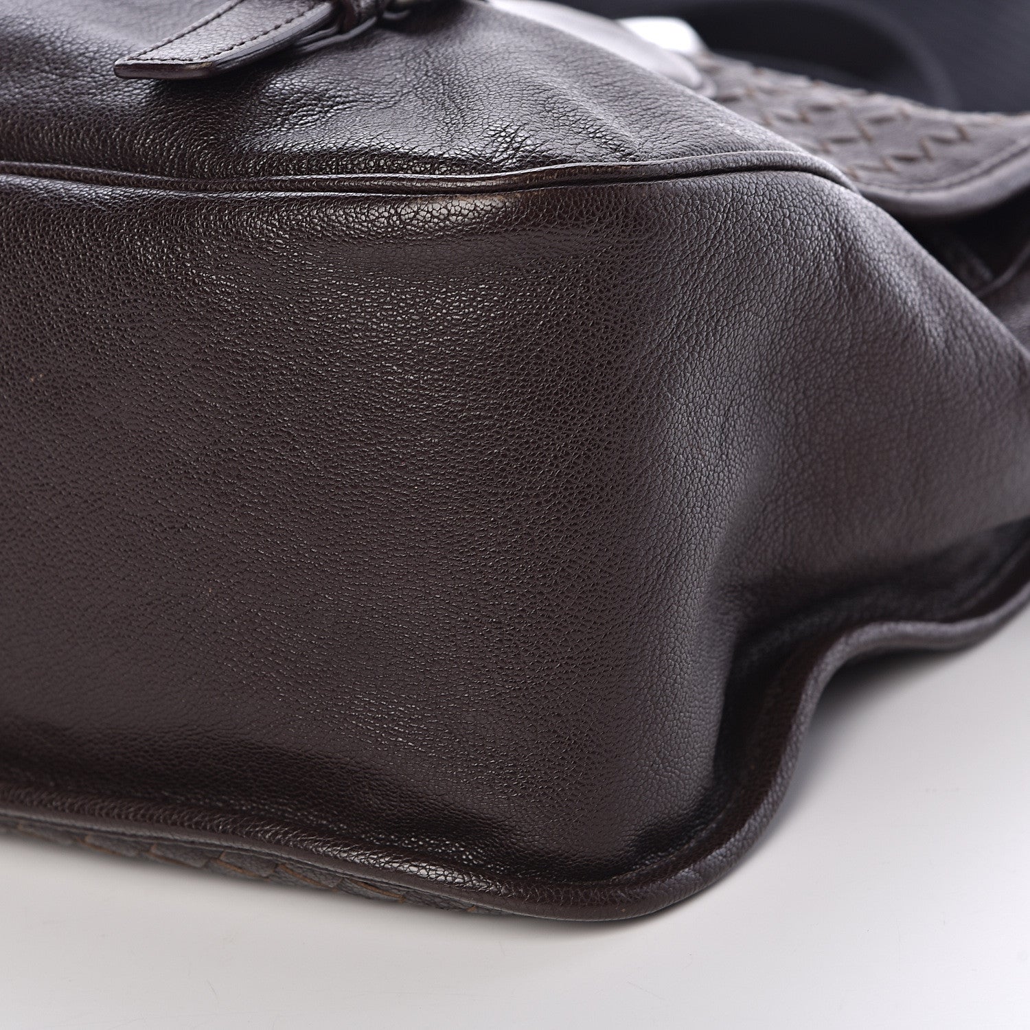 Bottega Veneta Nappa Intrecciato Gardena Messenger Bag Ebano 12 of 12