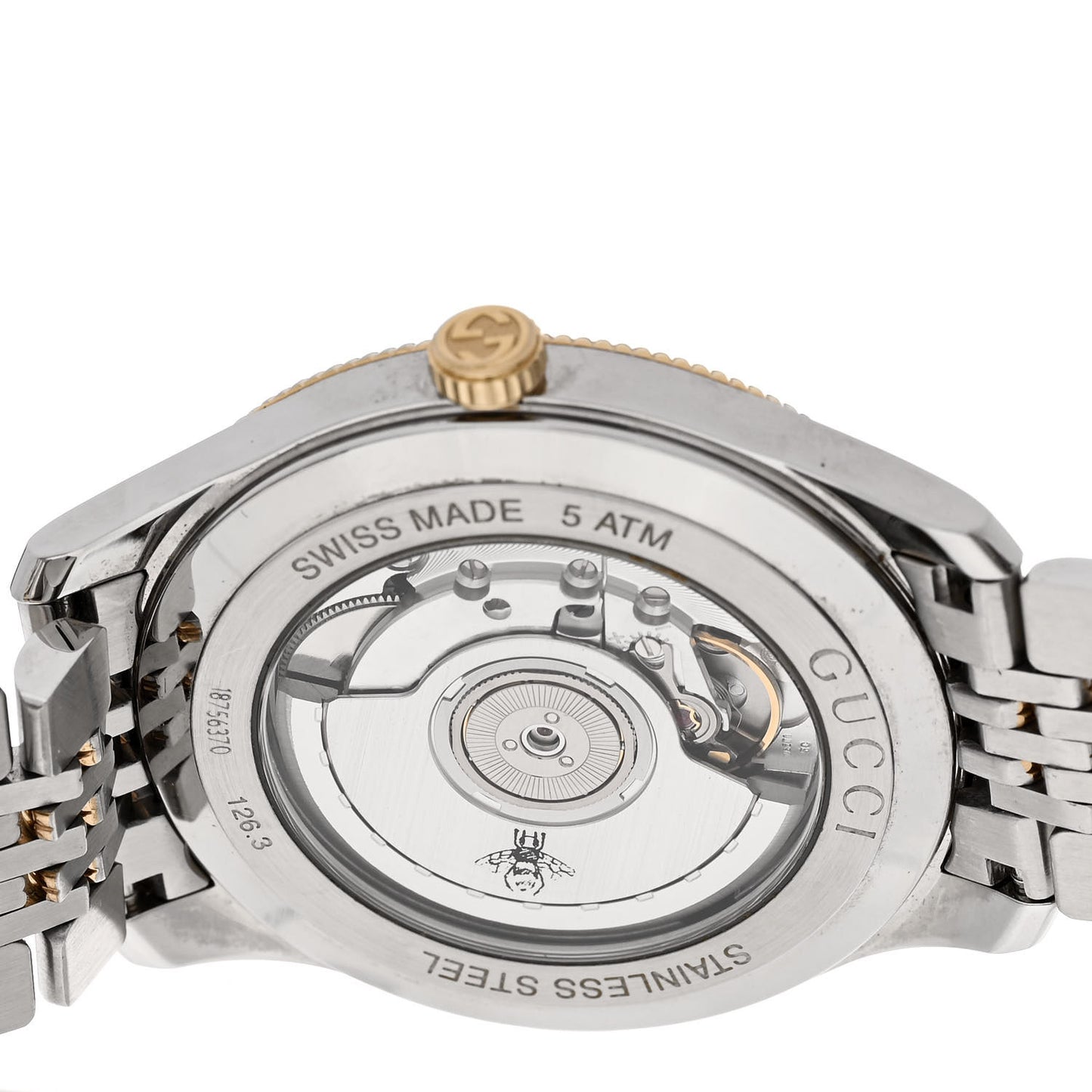 Stainless Steel 40mm G-Timeless Two Tone Charm Automatic Watch