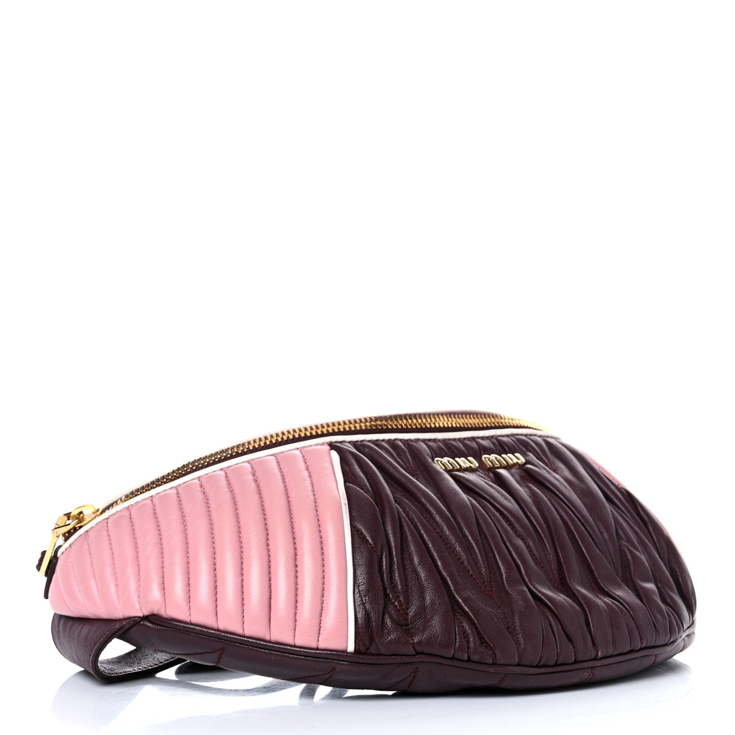 Nappa Matelasse Belt Bag Granato Rosa