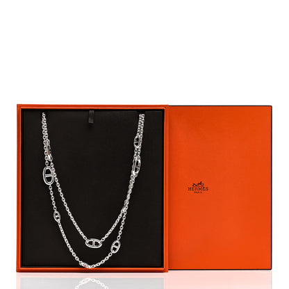 Hermes Sterling Silver Farandole Necklace 120 5 of 5