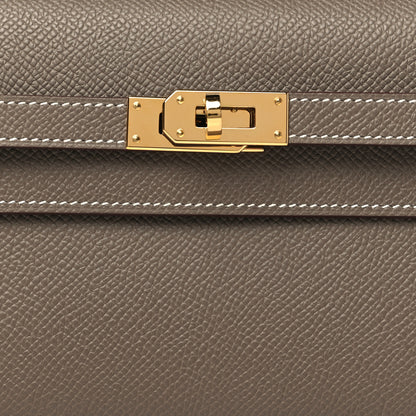 Hermes Epsom Kelly Wallet To Go Etoupe 9 of 11